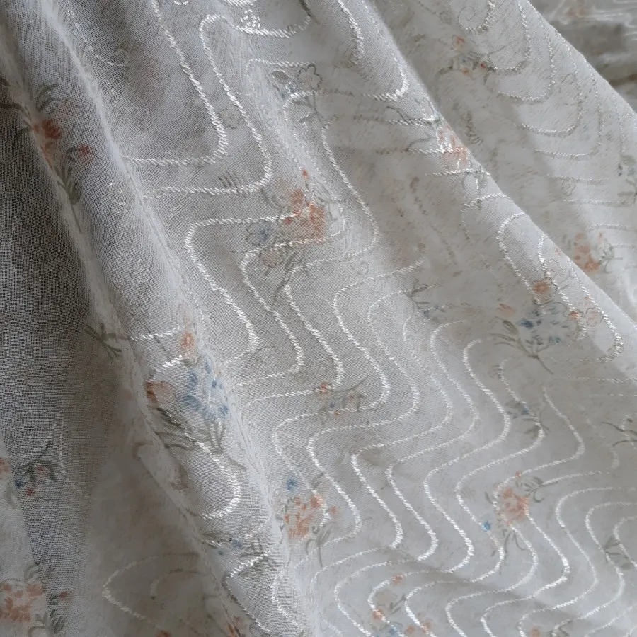 چادر مجلسی حریر نقره کوب