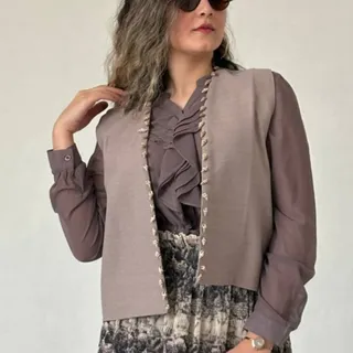 وست لینن زنانه صدف دوزی