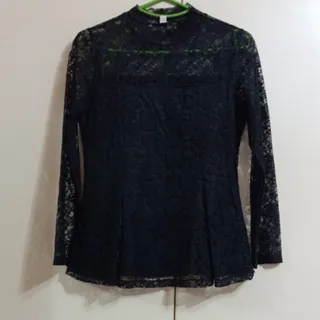 شومیز گیپور مشکی