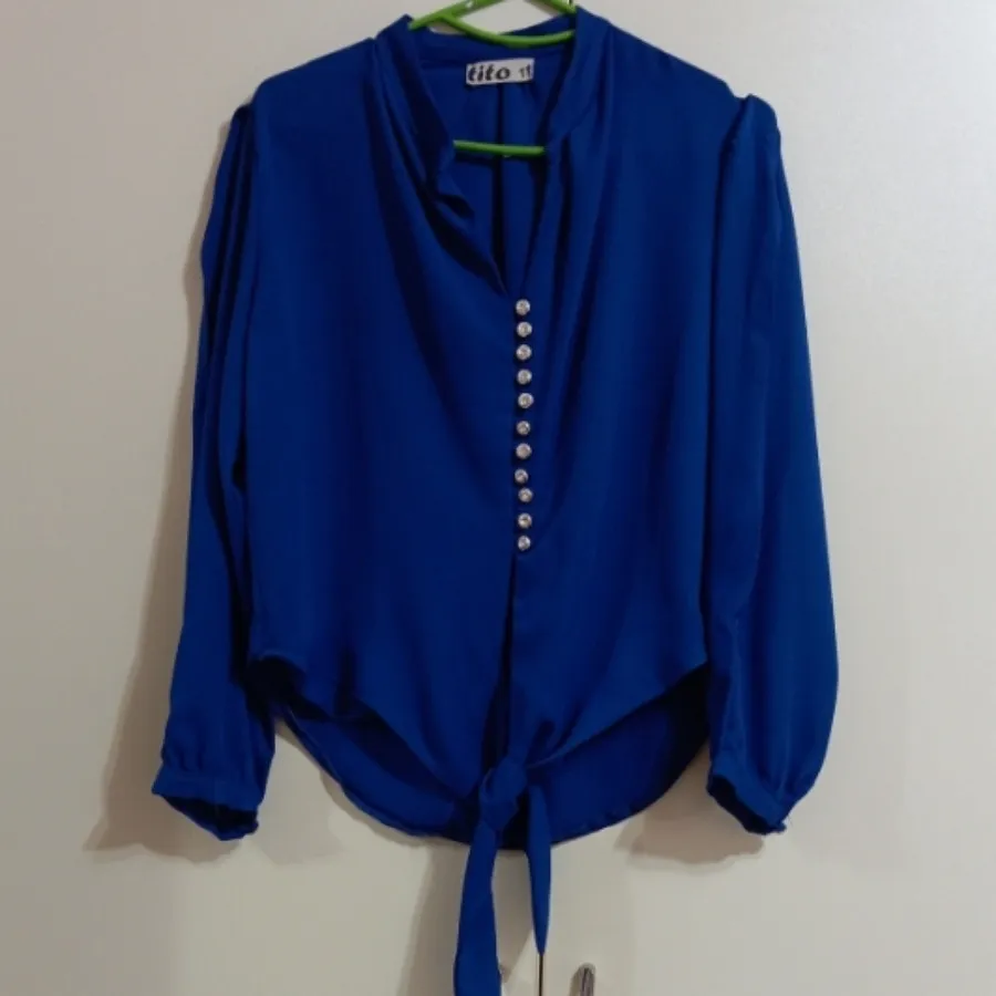 شومیز کاربنی گرهی