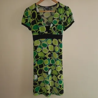 پیراهن زنانه سبز ریون