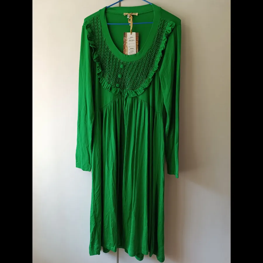 پیراهن سبز ویسکوز