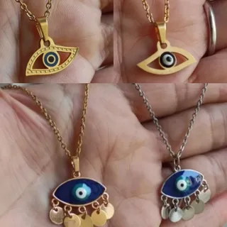 چهار عدد گردنبند کپی طلا