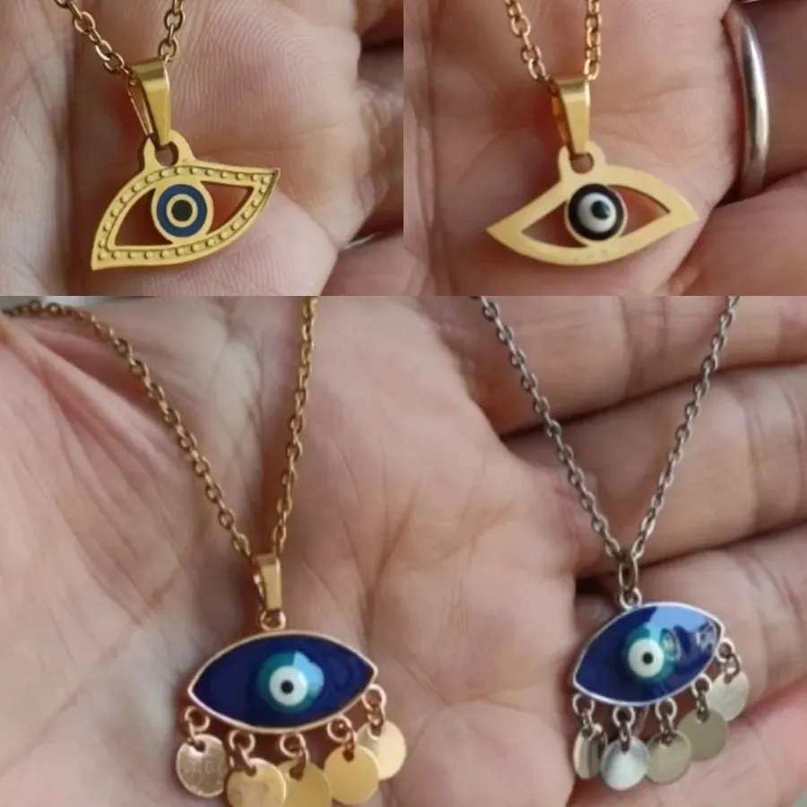 چهار عدد گردنبند کپی طلا