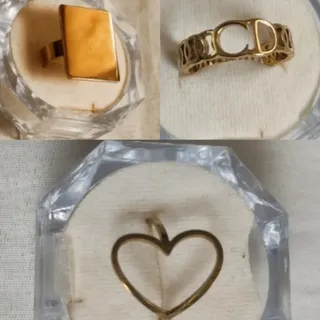 سه تا انگشتراسنیل کپی طلا