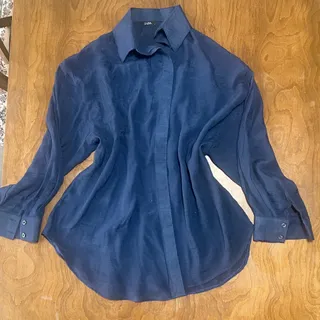 شومیز سورمه ای