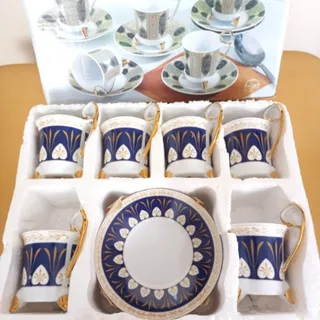 فنجان نعلبکی سورمه ای