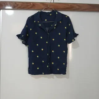 بلوز استین کوتاه پنبه