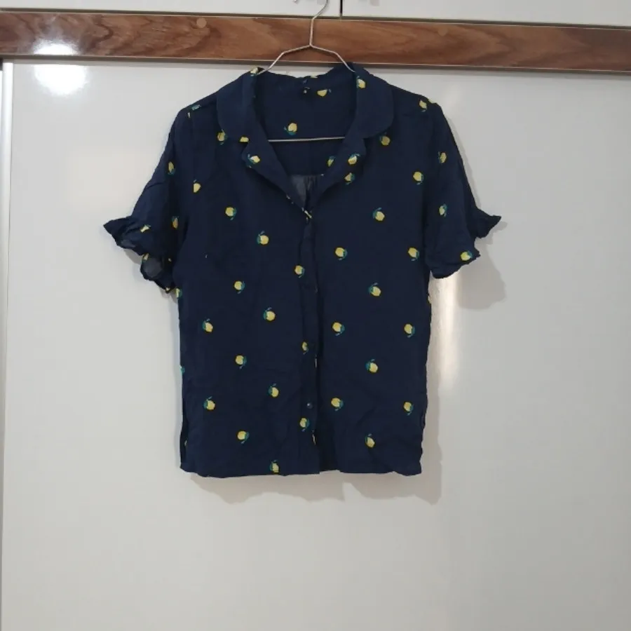 بلوز استین کوتاه پنبه