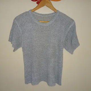 بلوز بافت بوکله طوسی