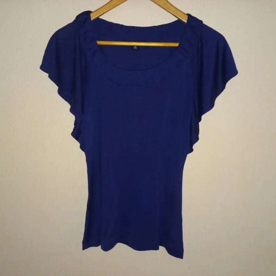 بلوز آستین کلوش کاربنی