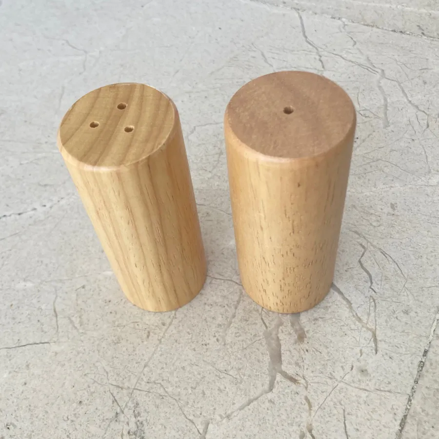 نمکدان فلفلدان خارجی چوبی