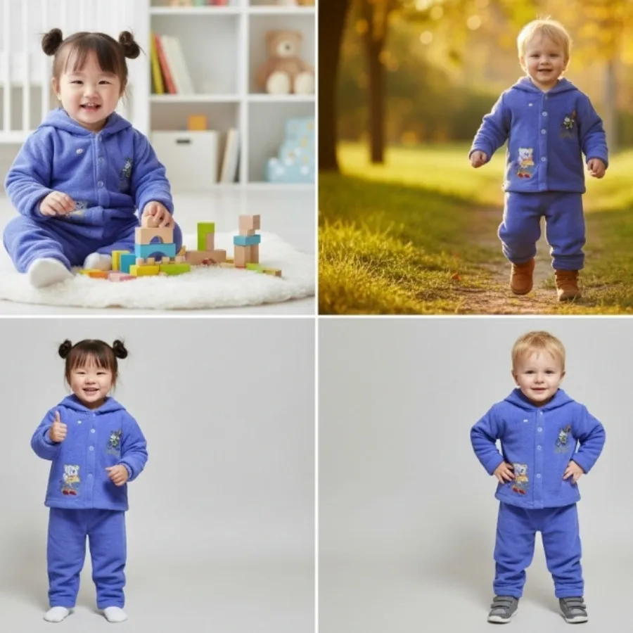 بلوز شلوار حوله ای