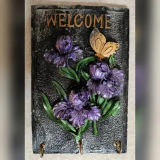 دیوارکوب گل برجسته