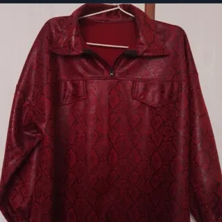 شومیز طرح چرم پوسماری