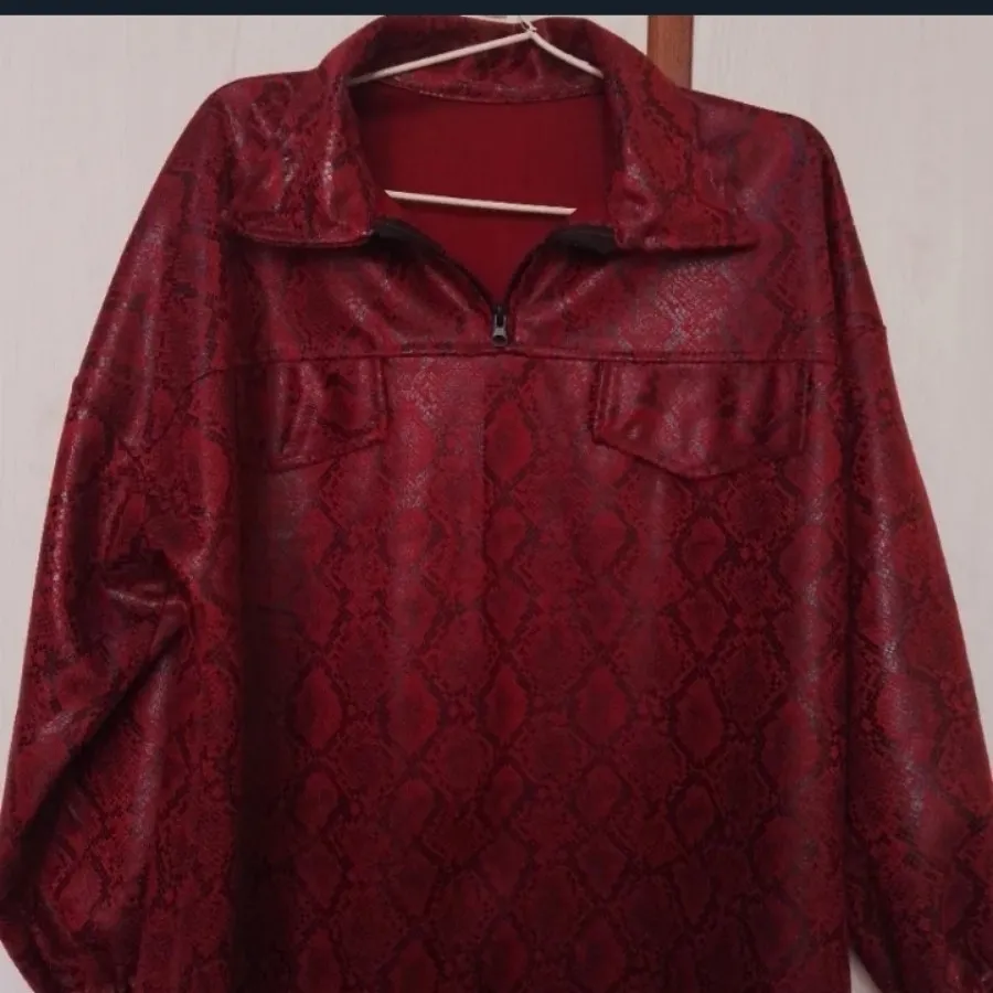 شومیز طرح چرم پوسماری