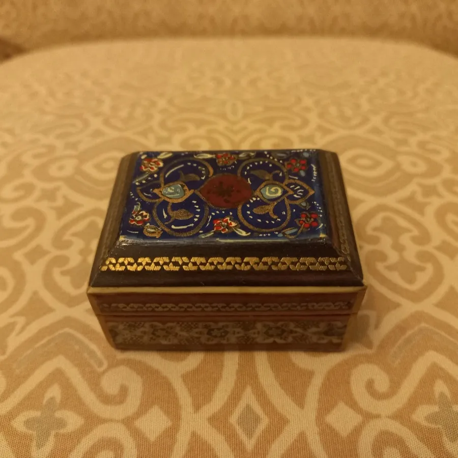 جعبه جواهر خاتم کاری