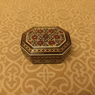 جعبه جواهر خاتم کاری