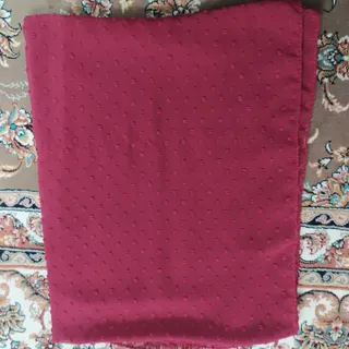 شال حریر توپ توپی