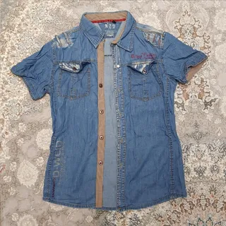 تیشرت دکمه دار خارجی