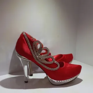 کفش مجلسی قرمز البالویی
