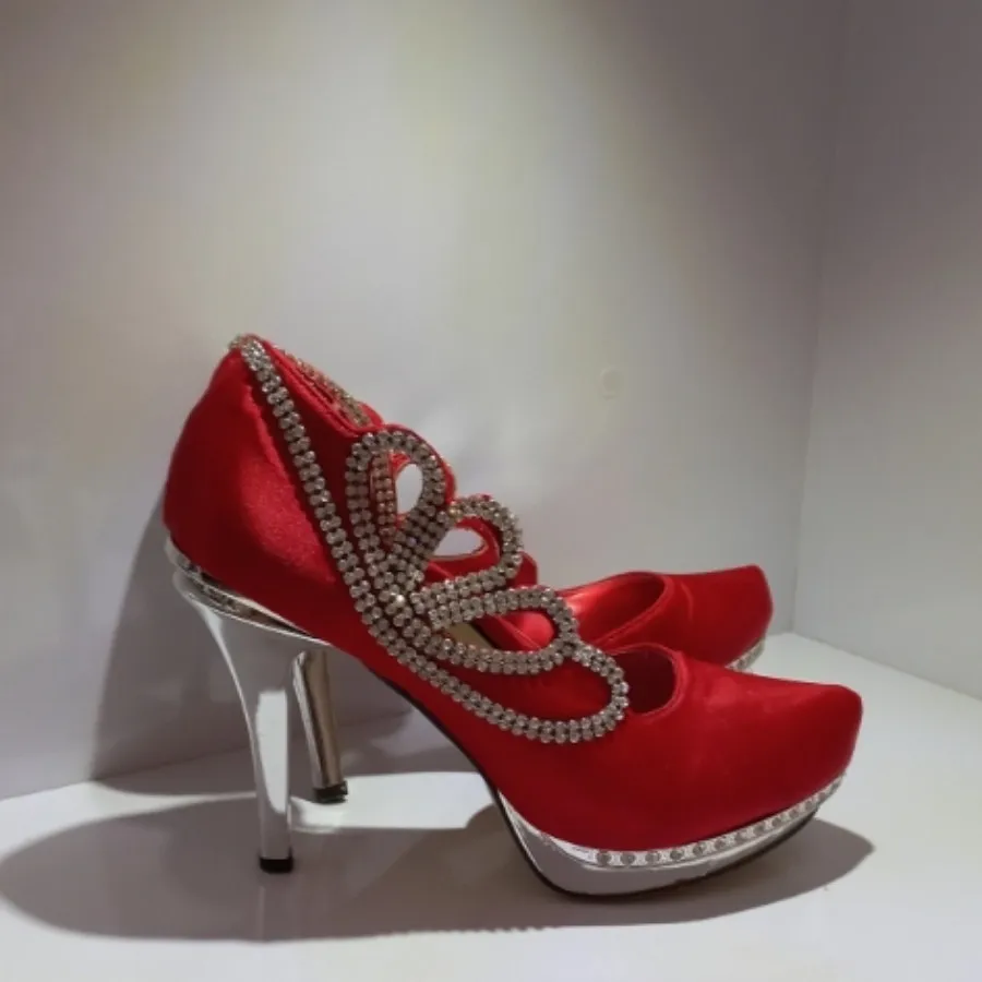 کفش مجلسی قرمز البالویی
