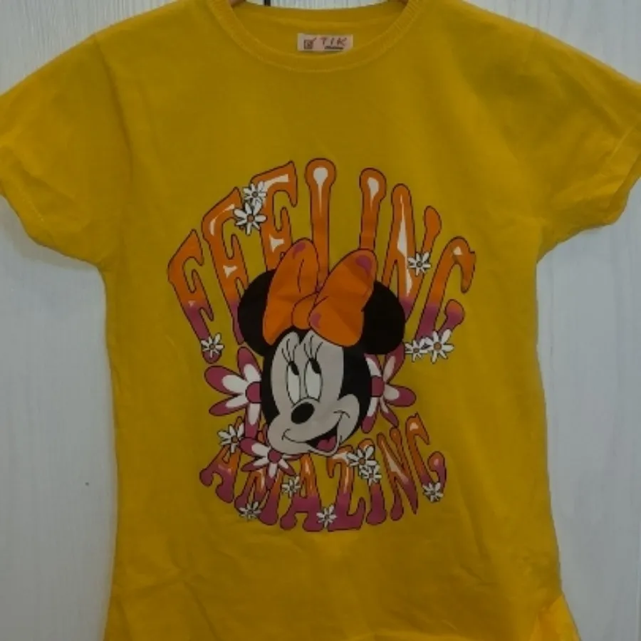 تیشرت دخترانه طرح میکی