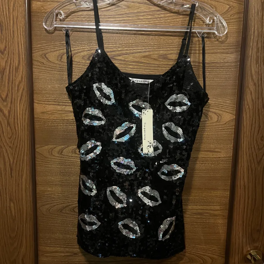 تاپ مجلسی خارجی پولک دوزی