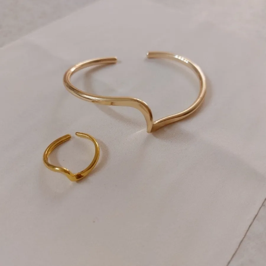 بنگل موج با انگشتر موج