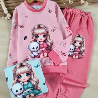 بلوز و شلوار پروانه و خرس