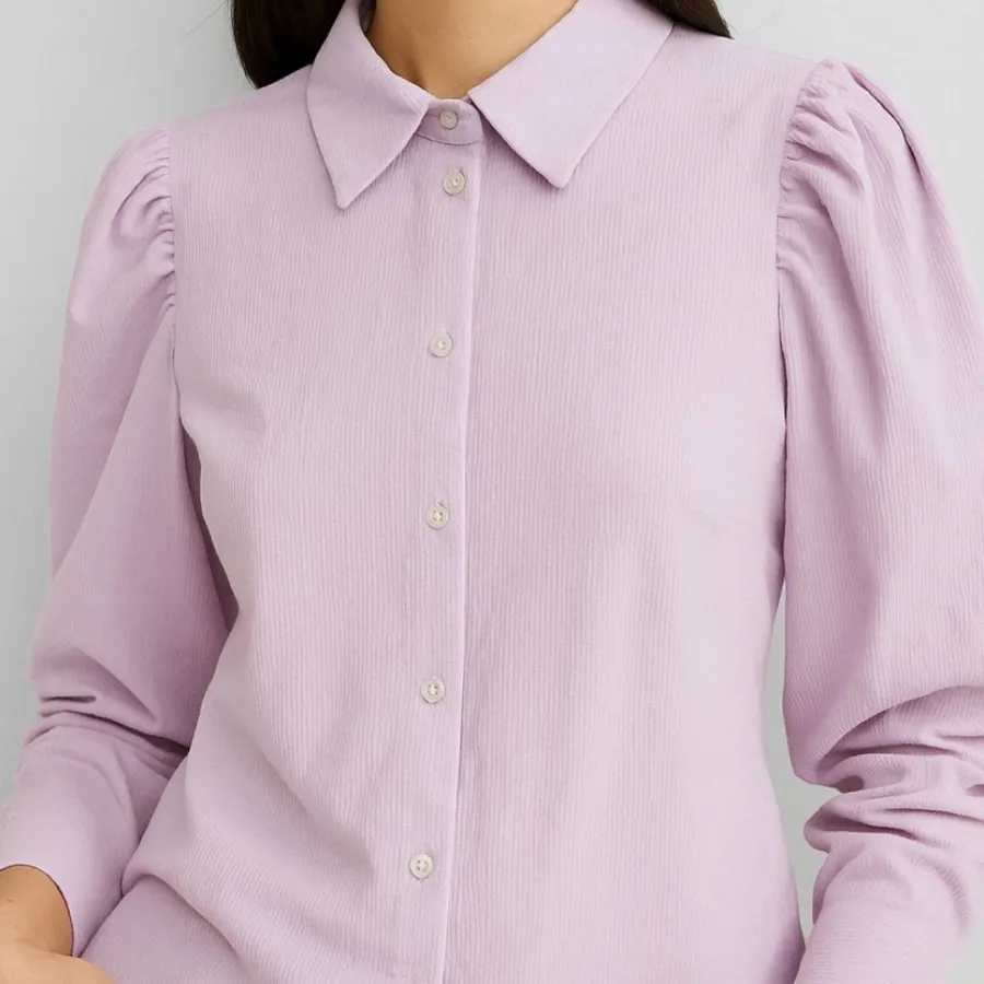 شومیز مخمل کبریتی H&M