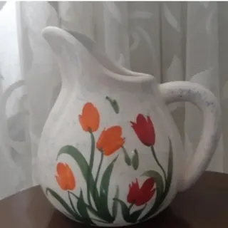 پارچ و لیوان سفالی