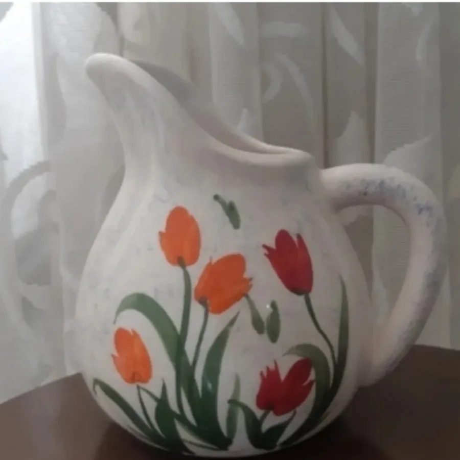 پارچ و لیوان سفالی