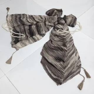 شال پلیسه آبرنگی