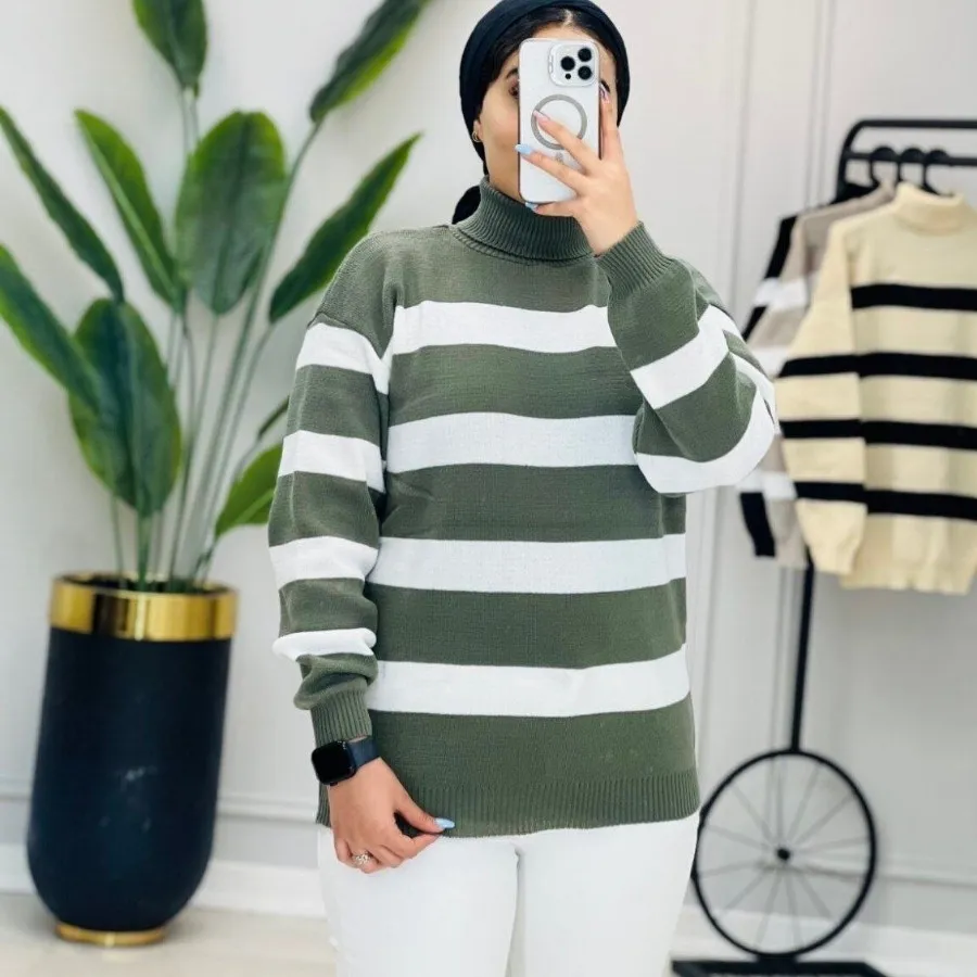 بلوز راه راه بافت