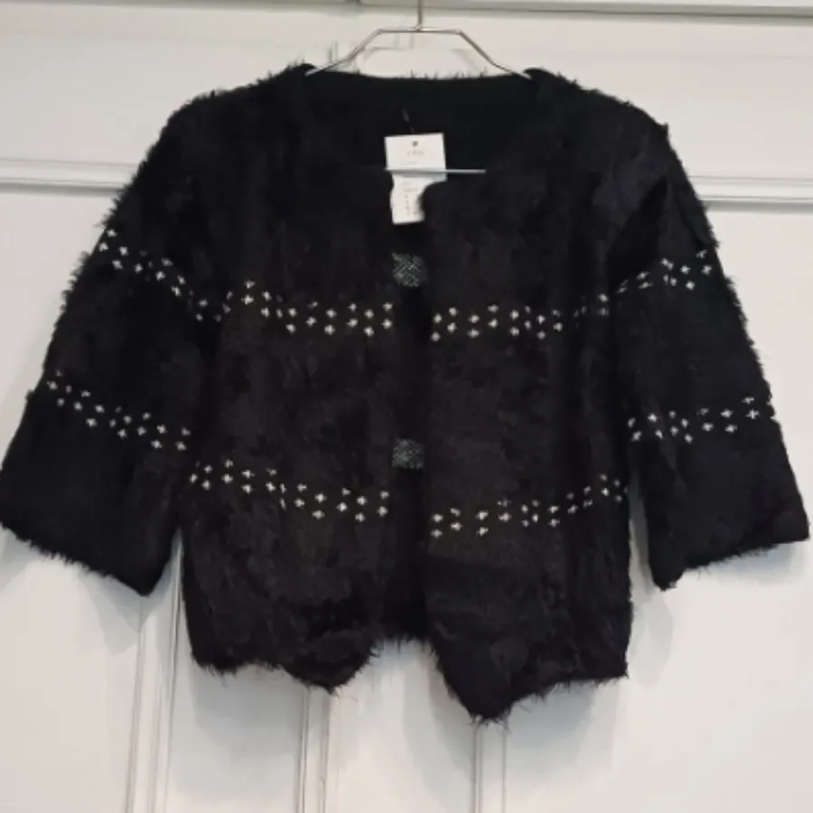 ژاکت بافت کراپ