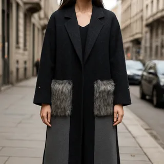 پالتو اورسایز مزونی بلند