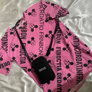 تیشرت لانگ صورتی