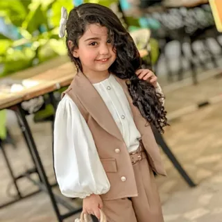 شومیز شلوار جلیقه 4 تیکه