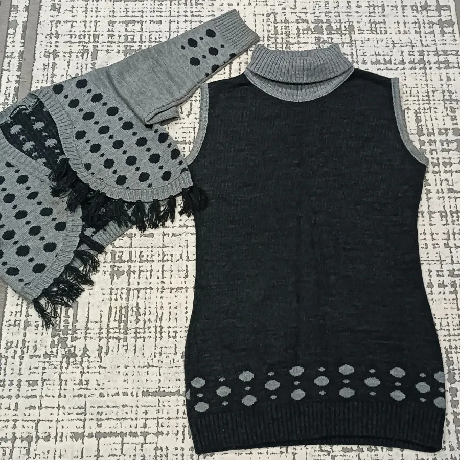 بافت یقه اسکی رویه دار