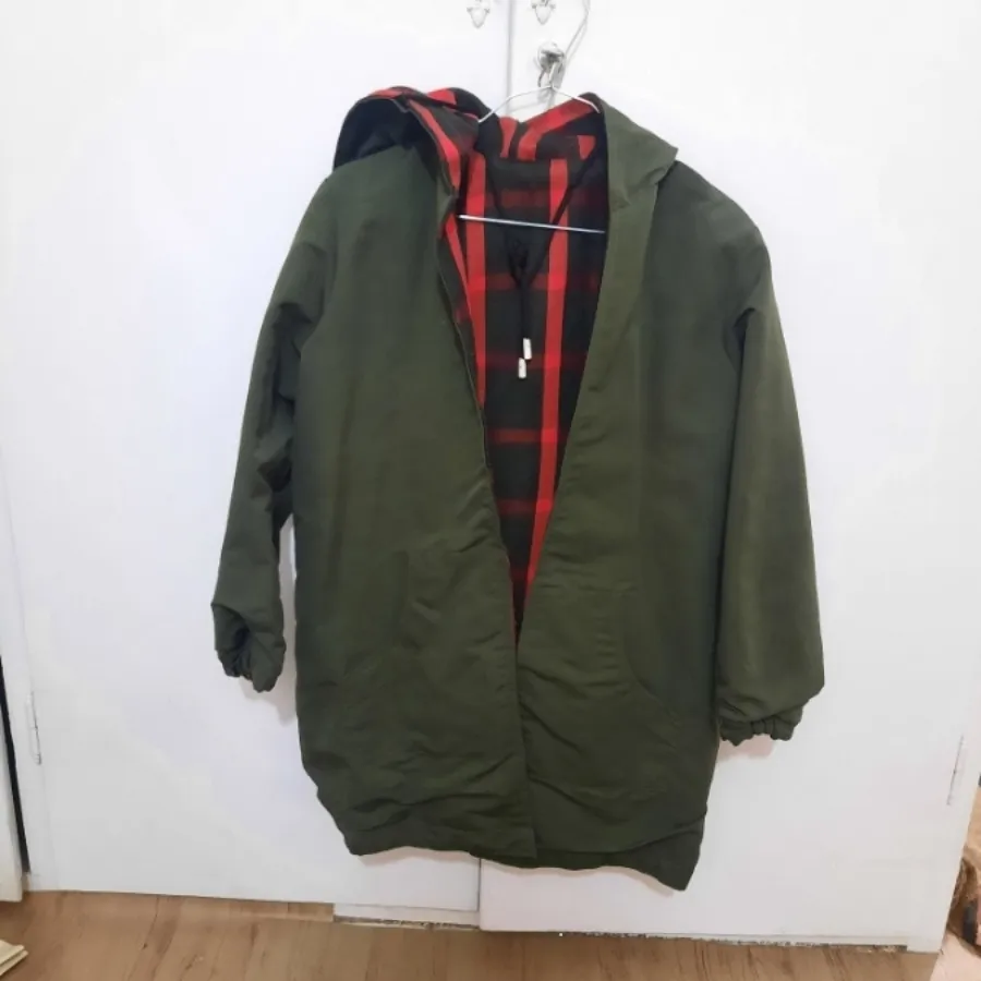 بارانی دو رو کلاهدار