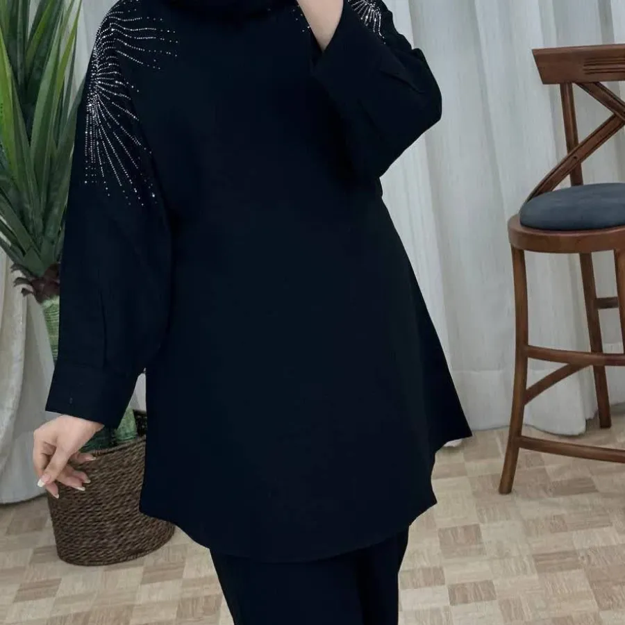 ست تونیک شلوار طاووس