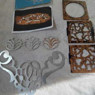 استنسیل فلزی هنری