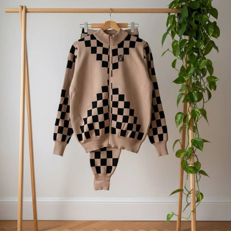 ست بلوزشلواربافت گرم