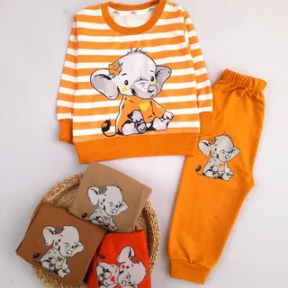 بلوز و شلوار راه راه فیل