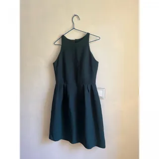 پیراهن سبز آستر دار