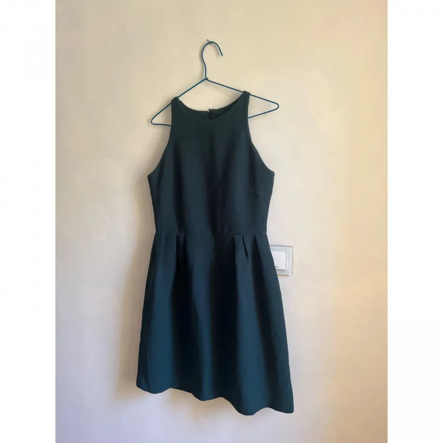 پیراهن سبز آستر دار