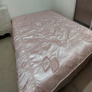 رو تختی ساتن 2 روبالشی