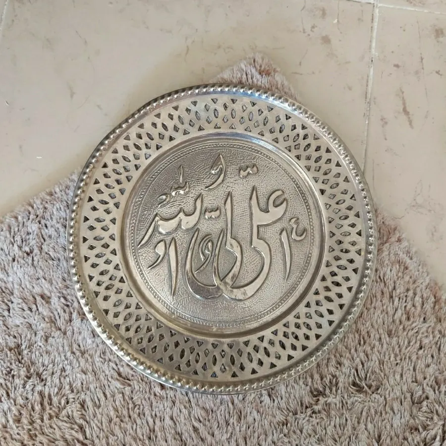 دیوارکوب مسی مذهبی