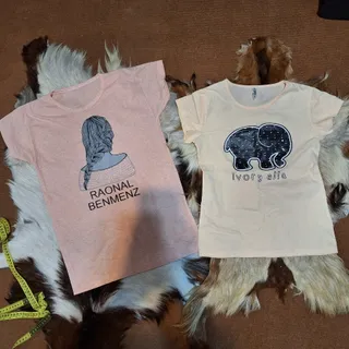 دوتا تیشرت نخی